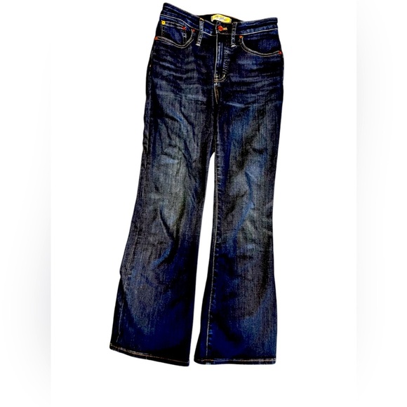 Madewell Women's Curvy Cali Demi-Boot Dark Wash Sz. 25" - Picture 1 of 8